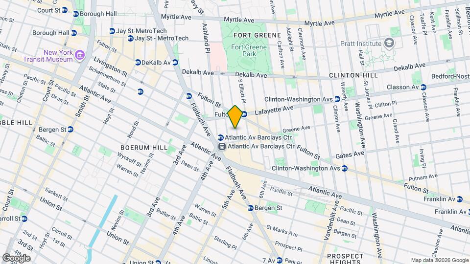 122 Fort Greene Pl Map and Location Details