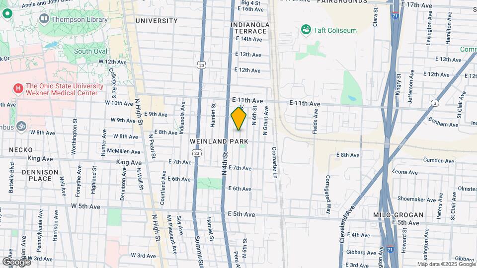 1413 N 5th St Map and Location Details