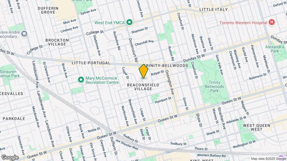 237 Dovercourt Rd Map and Location Details