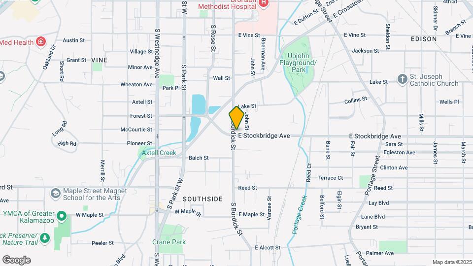 1325 S Burdick St Map and Location Details