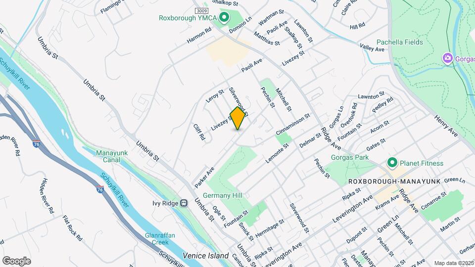 284 Parker Ave Map and Location Details