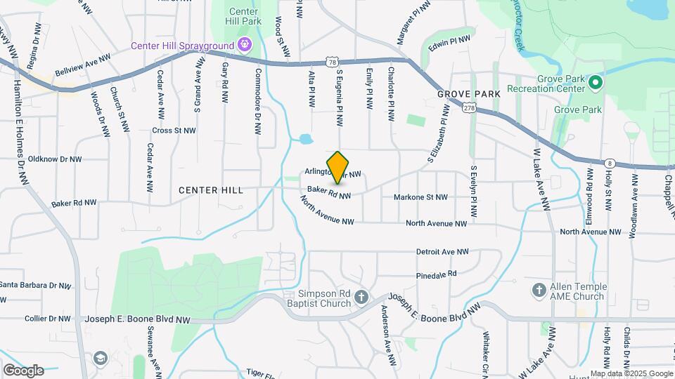 2045 Baker Rd NW Map and Location Details