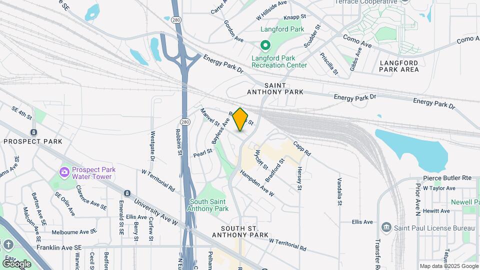 970 Manvel St Map and Location Details