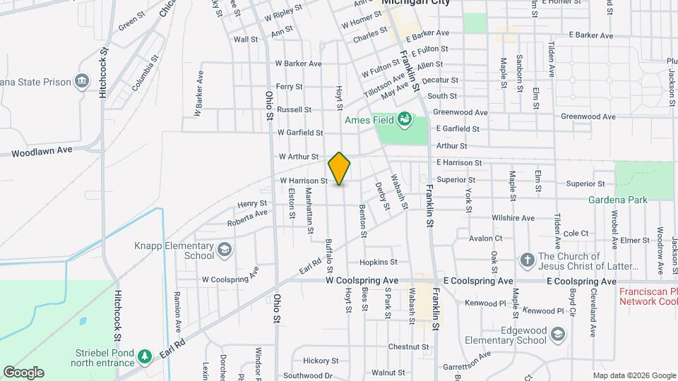 709 Hoyt St Mapa y Detalles de la Ubicación