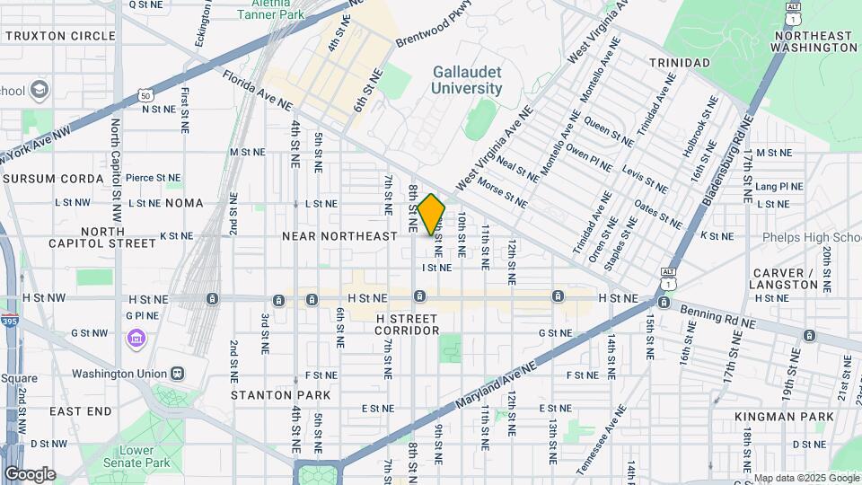 815 K St NE Map and Location Details