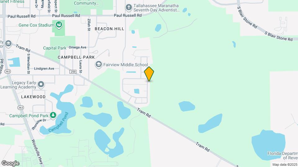 603 Brooke Hampton Dr Map and Location Details