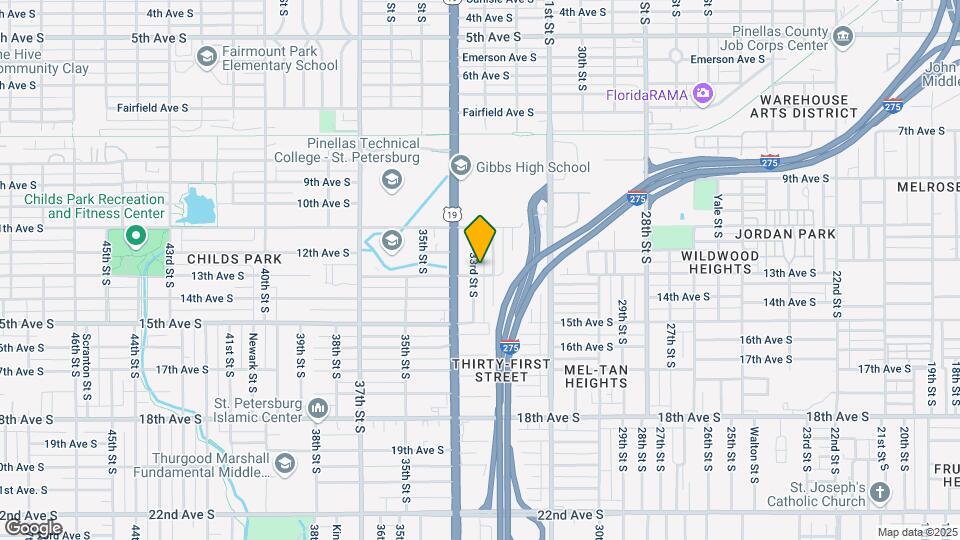 1246 33rd St S Mapa y Detalles de la Ubicación
