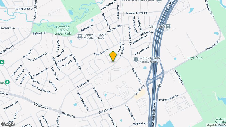 7921 Decoy Dr Map and Location Details