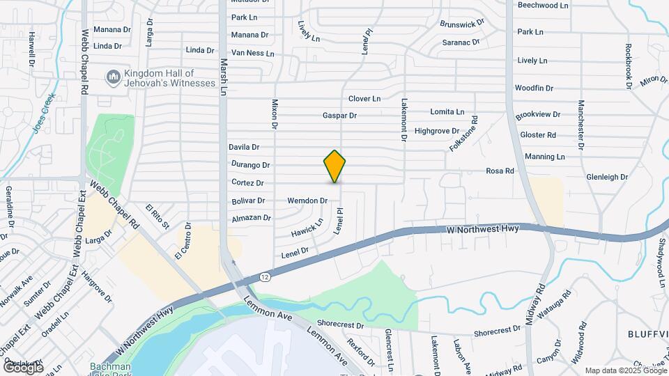 3888 Cortez Dr Map and Location Details