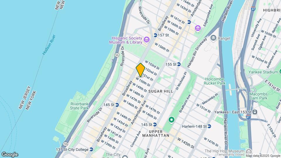 541-543 W 150th St Mapa y Detalles de la Ubicación