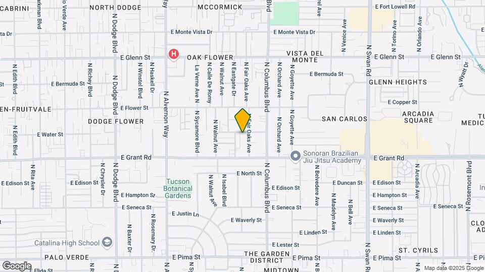 4212 E Los Robles St Map and Location Details