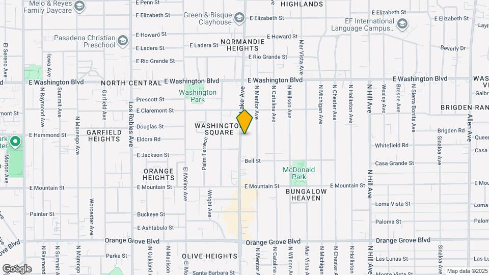 1112 N Lake Ave Map and Location Details