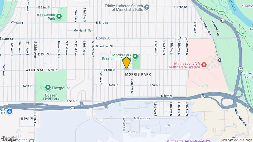 5601 38th Ave S Map and Location Details
