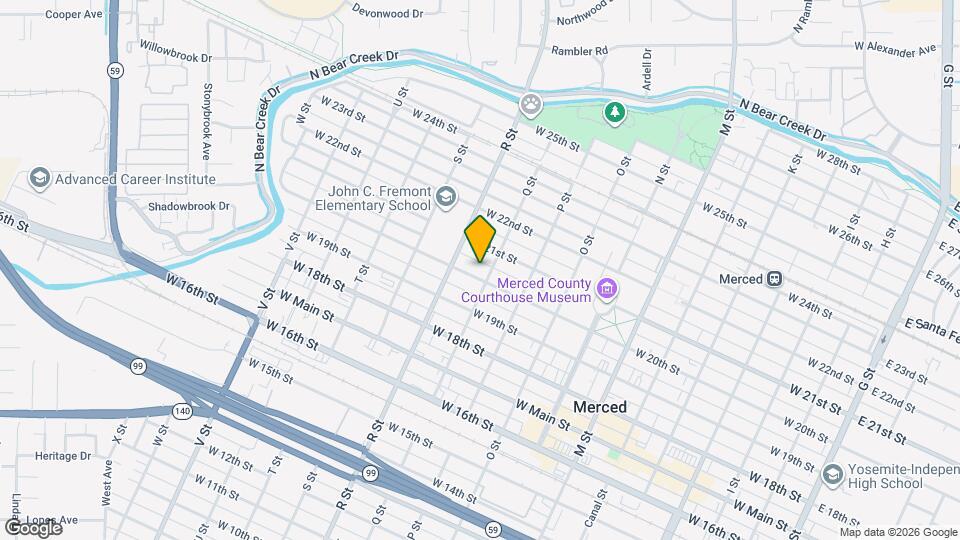 1011 W 20th St Map and Location Details