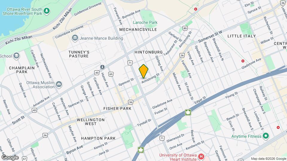 211 Armstrong St Map and Location Details