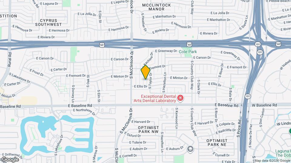 4819 S Kachina Dr Map and Location Details