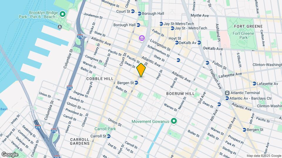 86 Bergen St Map and Location Details