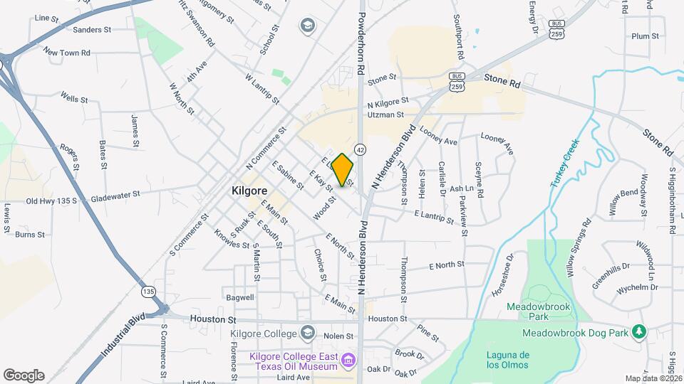 601 E Kay St Map and Location Details