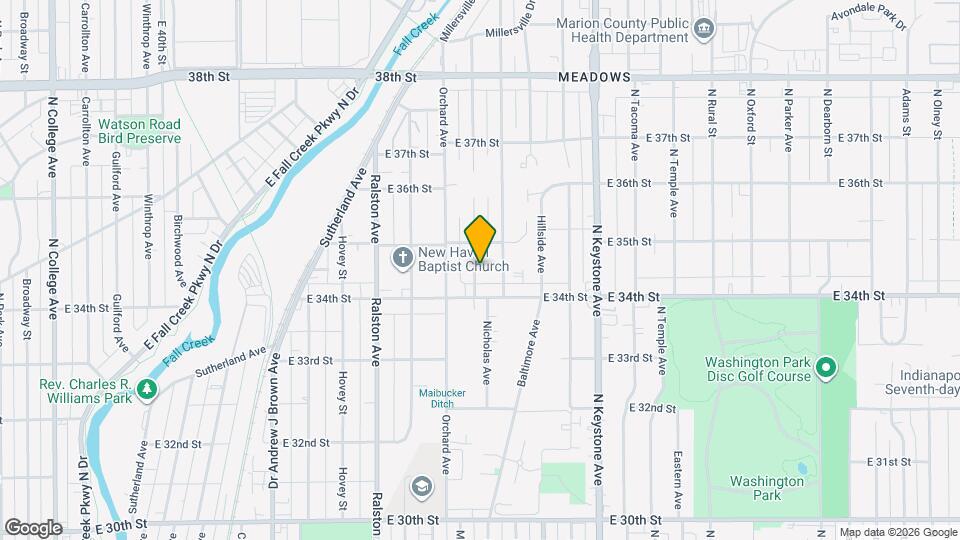 3429 Kinnear Ave Mapa y Detalles de la Ubicación