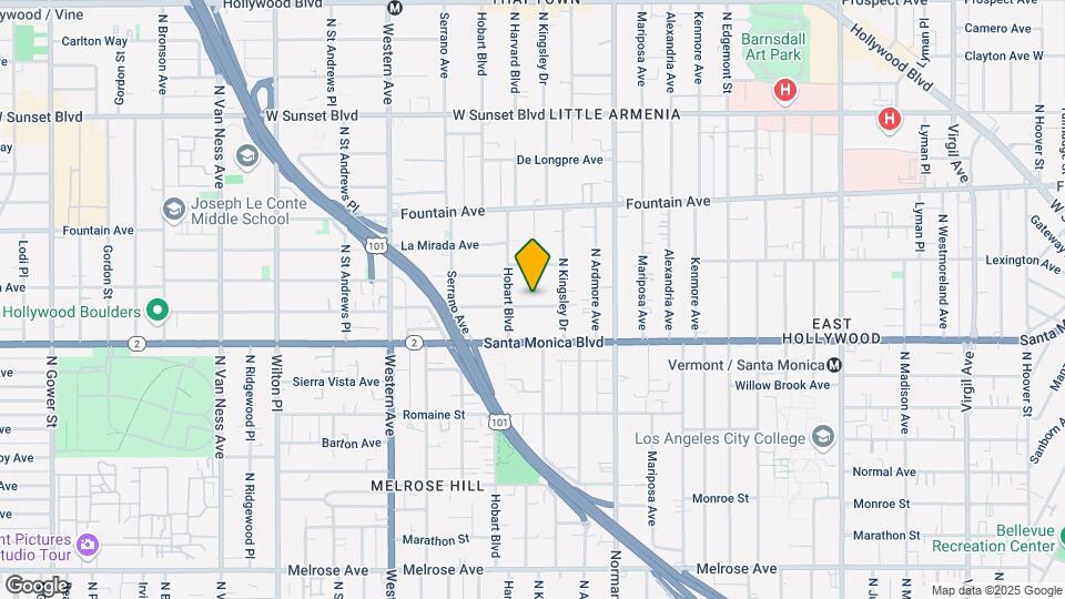 5235-5237 Virginia Ave Mapa y Detalles de la Ubicación