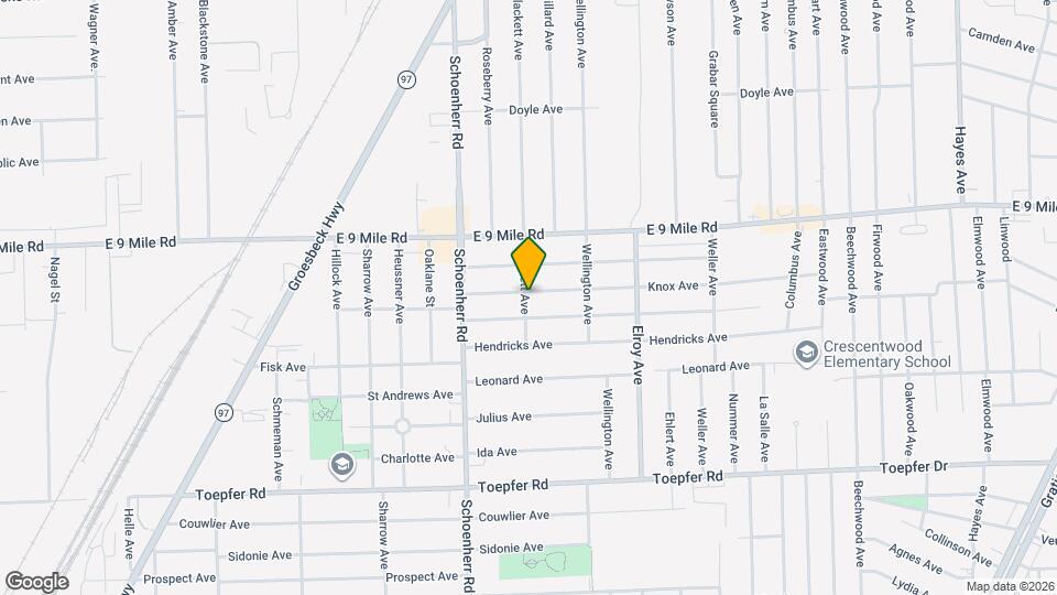 13754 Knox Ave Map and Location Details