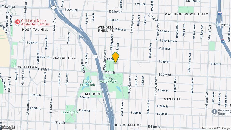 2618 Euclid Ave Map and Location Details