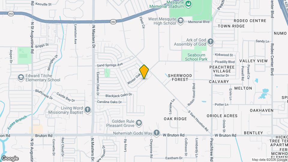 10619 Woodleaf Dr Map and Location Details