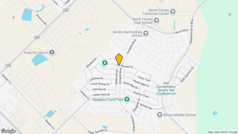 2057 Wildwood Dr Mapa y Detalles de la Ubicación