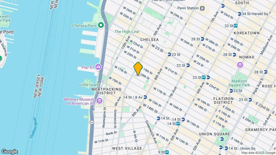351 West 17th Street Map and Location Details