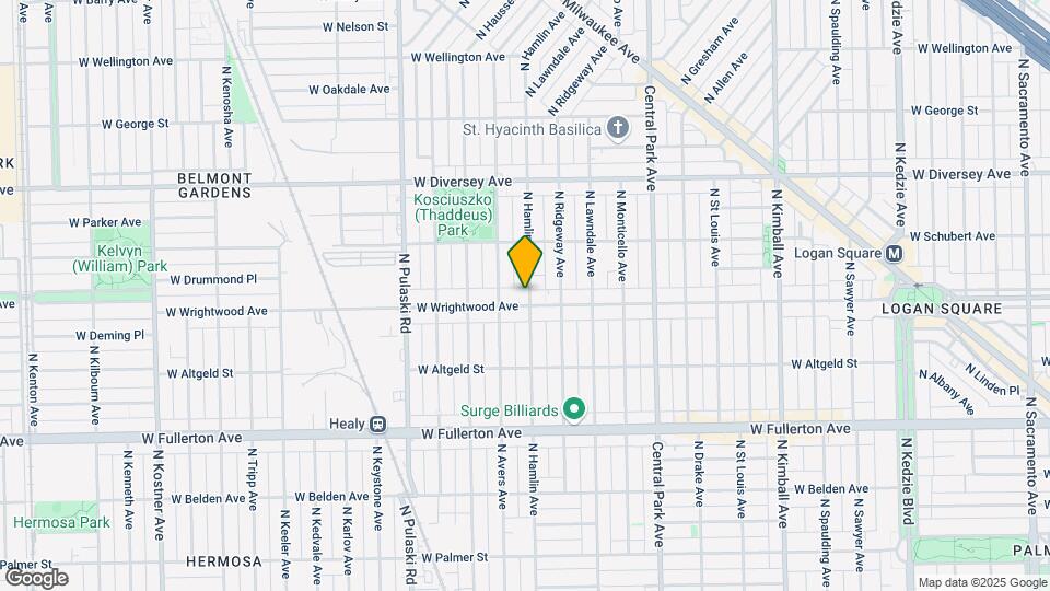 2604 N Hamlin Ave Mapa y Detalles de la Ubicación