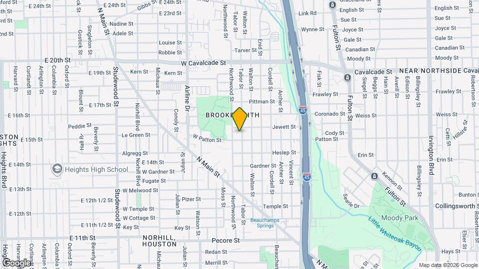 805 Tabor St Map and Location Details