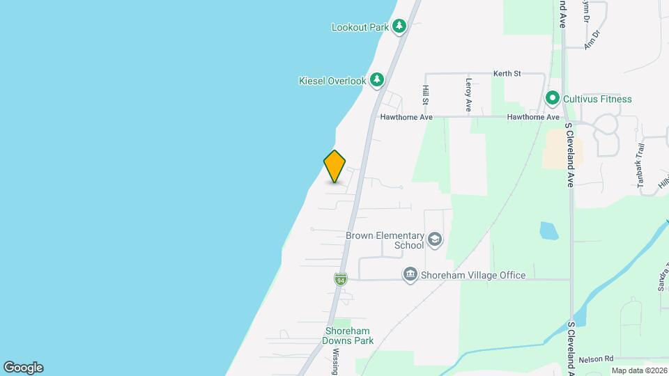 3622 Lakeshore Dr Map and Location Details