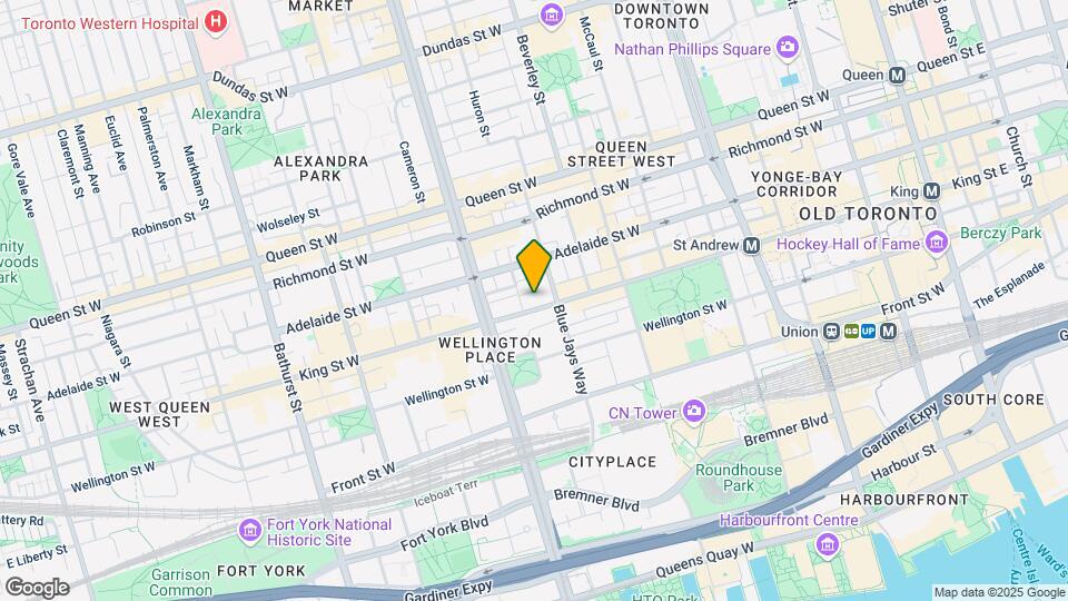 400 King St W Map and Location Details