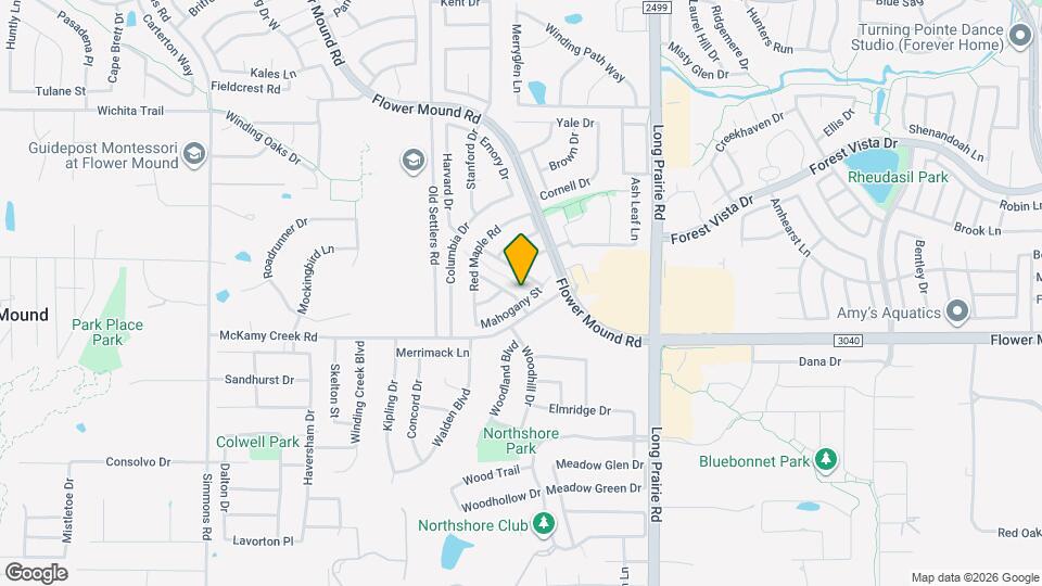 3004 Black Walnut Dr Map and Location Details