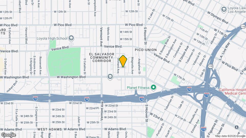 1805 S New England St Map and Location Details