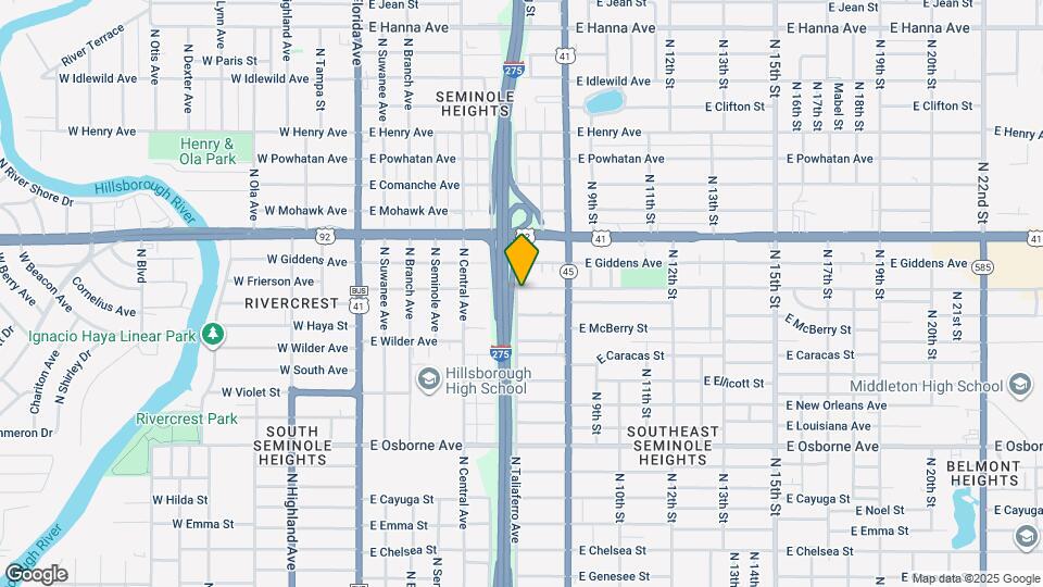 801 E Frierson Ave Map and Location Details