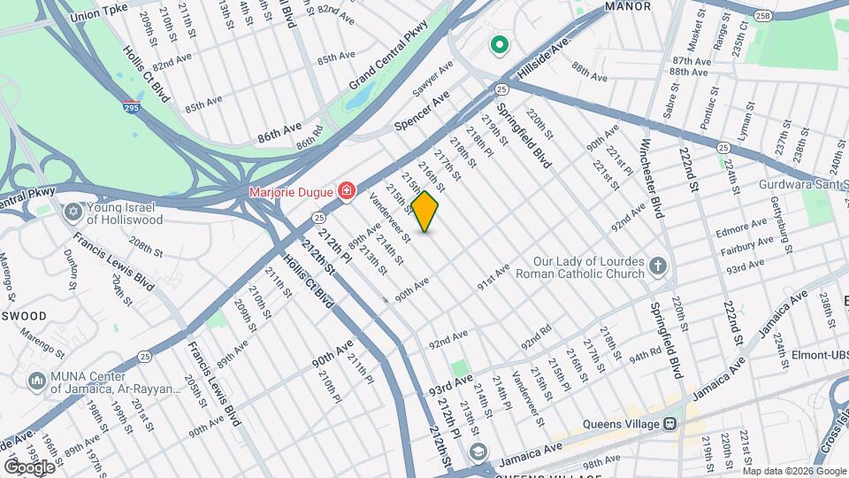 89-52-89215 215th St Map and Location Details