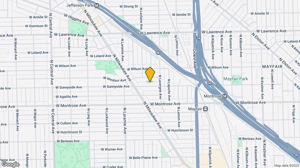 5036 W Sunnyside Ave, Unit 1 Map and Location Details