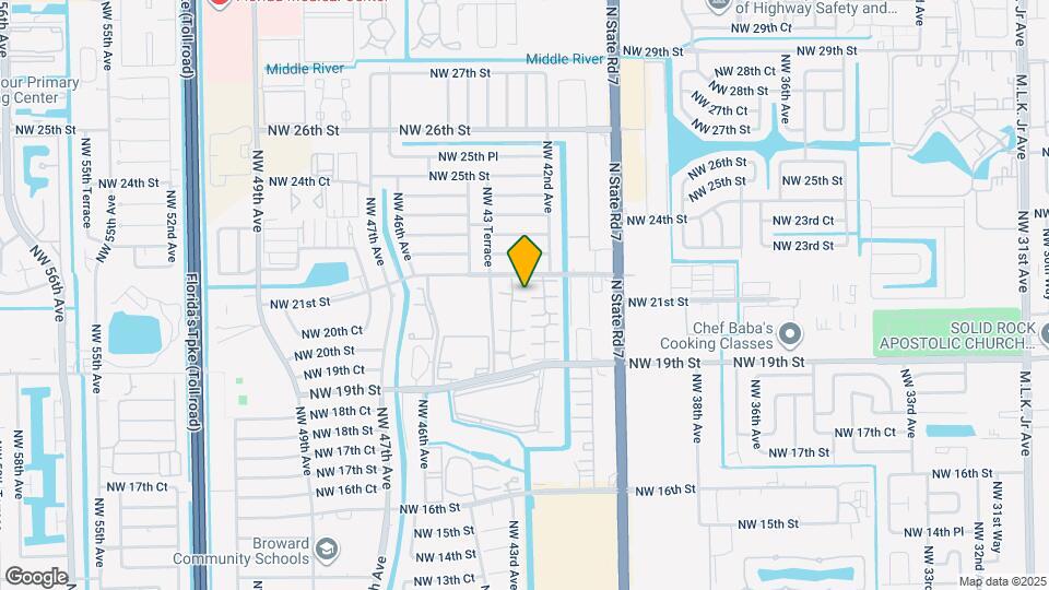 2074 NW 43 Terrace Map and Location Details