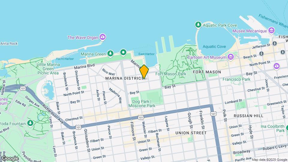 1638-1640 N Point St Mapa y Detalles de la Ubicación