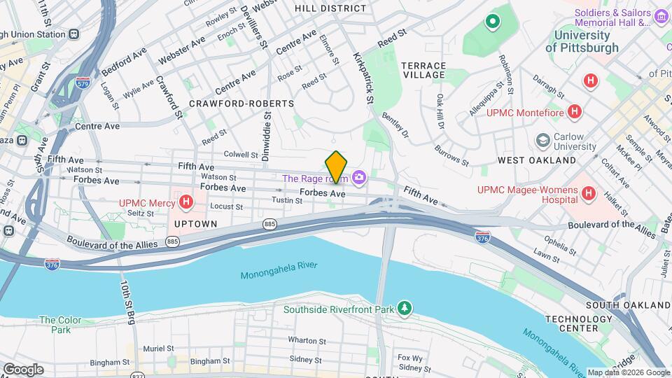 2035 Forbes Ave Mapa y Detalles de la Ubicación