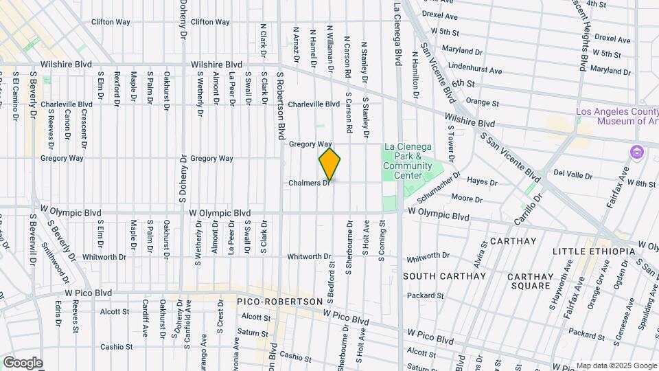 903 S Bedford St Map and Location Details