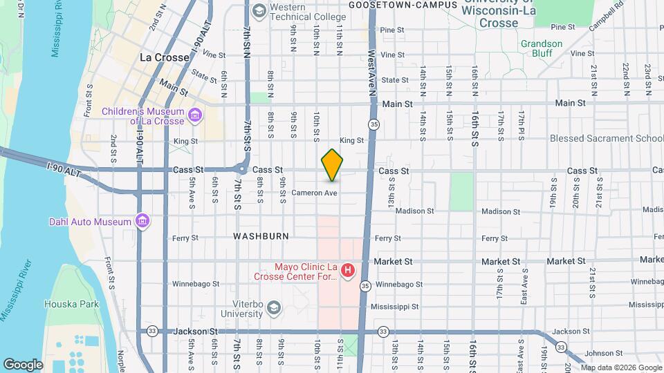 1021 Cameron Ave, Unit Victorian Manor Suite Map and Location Details