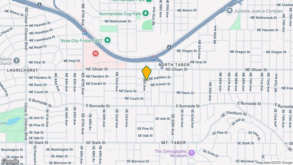 5603-5617 NE Everett St Map and Location Details