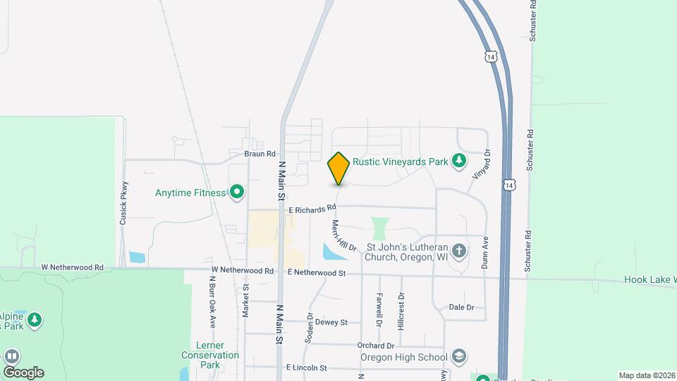 935 Merri Hill Dr Mapa y Detalles de la Ubicación