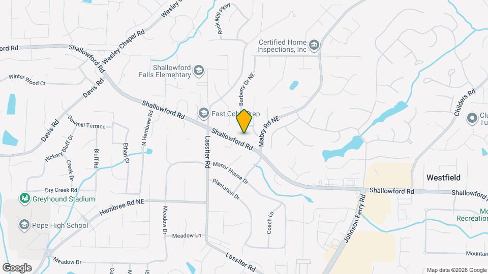4005 Shallowford Rd Map and Location Details