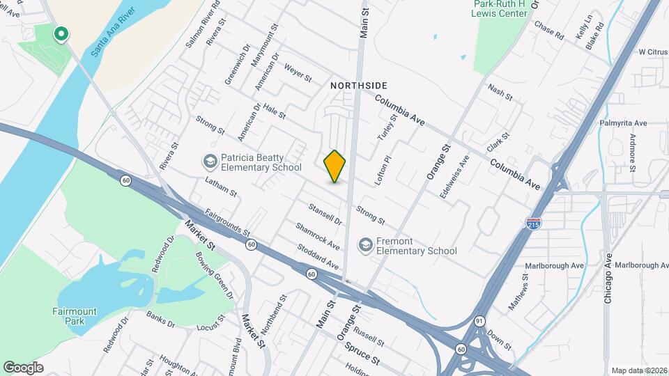 3845 Strong St Map and Location Details