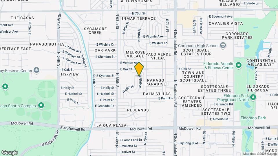 2120 N 69th Pl Map and Location Details