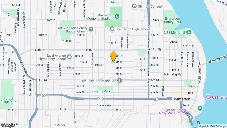 1511 9th St Map and Location Details