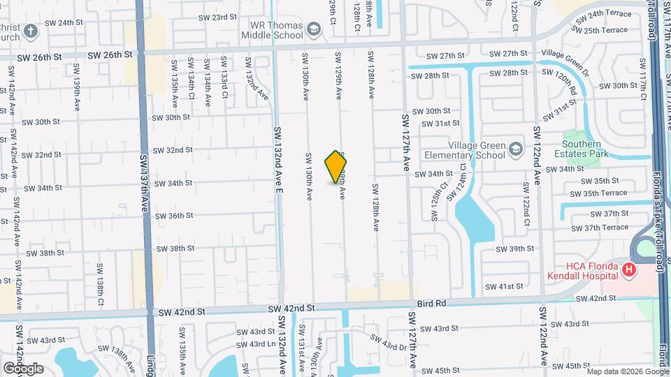 3420 SW 129th Ave Map and Location Details